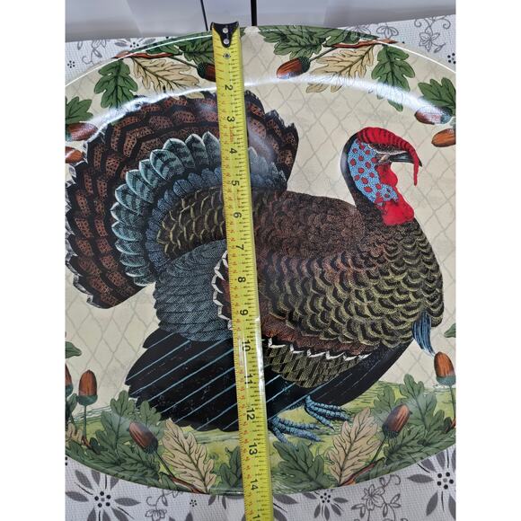 NWT John Derian 2024 Turkey Stoneware Serving Platter – Holiday Collectible - Picture 7 of 10